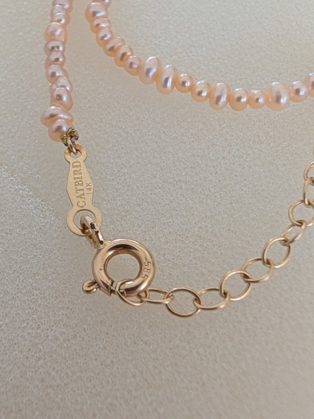 Catbird Limited Edition Ghost Rose Collar, 15-17" - Picture 9 of 12